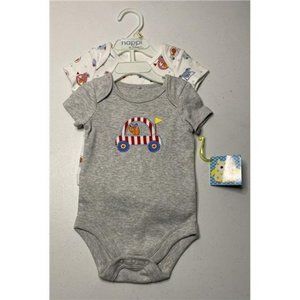 NWT Happi Brand Infant Size 3/6 Months Set of Two One-Piece Rompers